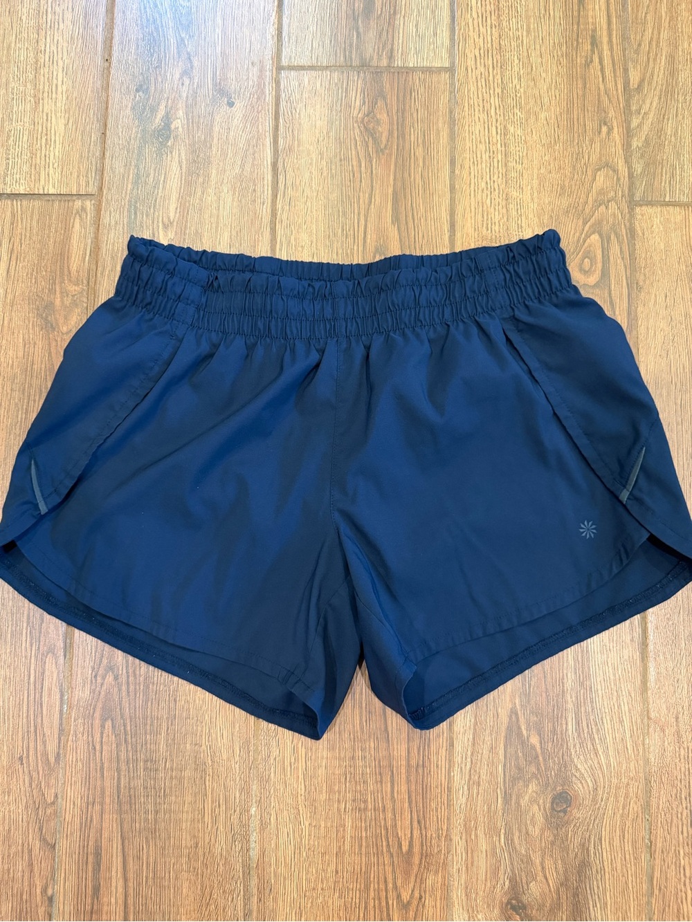 Athleta Navy Blue Athletic Shorts Size M